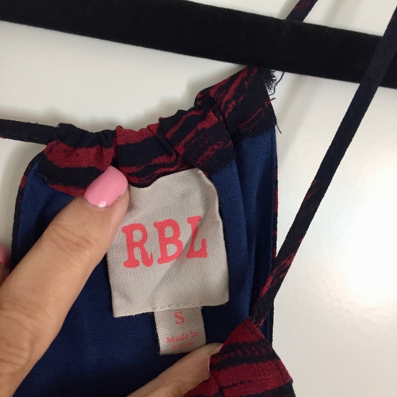 Darling RBL Summer Tank Blouse Size Small - Picture 3 of 3